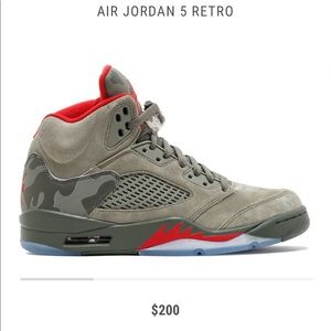 Air Jordan Retro 5 Camo